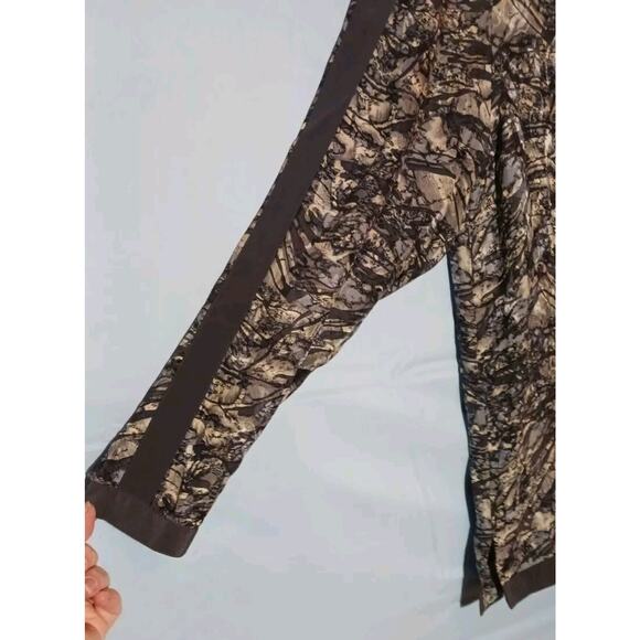 Brownstone Studio Blouse Womens Size 8 Long Sleeve Button Close Gray Print Silk - Picture 5 of 8